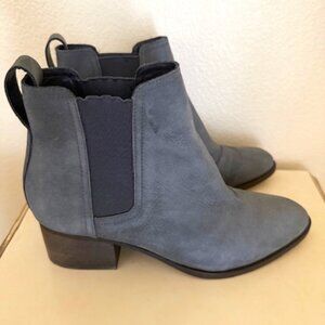 Rag & Bone Walker Chelsea Ankle Boots Block Heel Grey Women